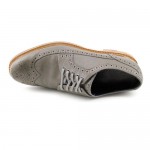 Cole Haan Cooper Sq. Wingtip Mens Size 10 Gray Leather Oxfords Shoes New/Display