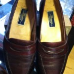 Bragano Cole Haan Leather Loafer Moccasin Re-heeled Cordovan Sz 11.5M US 47 EU