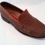 Mens COLE HAAN Light Brown Leather PENNY LOAFERS Sz 11.5 Medium