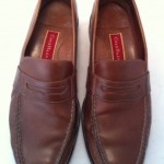 Mens COLE HAAN Light Brown Leather PENNY LOAFERS Sz 11.5 Medium