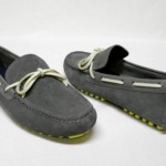 BNIB COLE HAAN AIR GRANT Charcoal Grey Suede Driving Loafer Shoes Mens Size 10.5