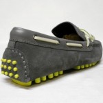 BNIB COLE HAAN AIR GRANT Charcoal Grey Suede Driving Loafer Shoes Mens Size 10.5