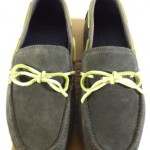 BNIB COLE HAAN AIR GRANT Charcoal Grey Suede Driving Loafer Shoes Mens Size 10.5