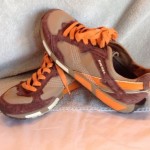 Mens Brown Tan Orange DIESEL Sneakers Casual Shoes Size 9.5 Style 16763