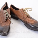 Hugo Boss Orange Label 10 Nutmeg Brown brogue wingtip ox shoe new GTQ530 euro 43