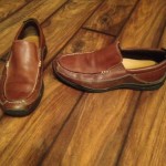 COLE HAAN NIKE AIR Men’s Size 8 M Brown Leather Slip-on Loafers Shoes