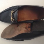 MENS COLE HAAN BLACK LEATHER LOAFERS  SHOES Size 11 M