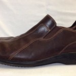 L@@K COLE HAAN NIKE AIR GRADY TWO MEN SZ 14 M BROWN SLIP ON CASUAL SHOES NICE!!