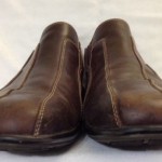 L@@K COLE HAAN NIKE AIR GRADY TWO MEN SZ 14 M BROWN SLIP ON CASUAL SHOES NICE!!