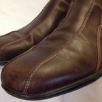 L@@K COLE HAAN NIKE AIR GRADY TWO MEN SZ 14 M BROWN SLIP ON CASUAL SHOES NICE!!
