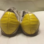 Diesel White And Yellow Leather Casual Fashion Shoes Men