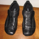 RARE NWOB MEN’S DIESEL OROLAN  BLK LEATHER SLIP ON SHOES US 10.5 M