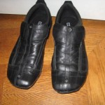 RARE NWOB MEN’S DIESEL OROLAN  BLK LEATHER SLIP ON SHOES US 10.5 M