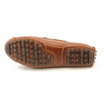 Cole Haan Gunnison Mens Size 12 Brown Moc Leather Loafers Shoes