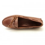Cole Haan Gunnison Mens Size 12 Brown Moc Leather Loafers Shoes