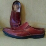 Cole Haan 11 mens brown leather slip on shoes loafers mules clogs