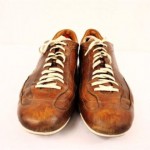 COLE HAAN Nike Air Mens 13 M Tan Leather Casual Shoes Fashion Sneakers C05296