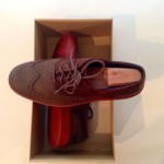 COLE HAAN Bergen Wingtip Suede Chesnut size 11.5