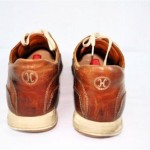 COLE HAAN Nike Air Mens 13 M Tan Leather Casual Shoes Fashion Sneakers C05296