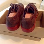 COLE HAAN Bergen Wingtip Suede Chesnut size 11.5