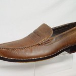 COLE HAAN AIR BARRETT Mens 11-M Brown Leather Slip On Penny Loafer Shoes