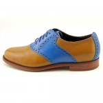Cole Haan Carter RBR.Saddle Mens Leather Oxfords Shoes Used