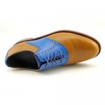 Cole Haan Carter RBR.Saddle Mens Leather Oxfords Shoes Used