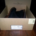 COLE HAAN JAYHAWKER ANKLE BOOT II wingtip BLACK GRAIN 10M NEW IN BOX $288