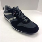$150 NIB New Hugo Boss Orange Orlet Black Athletic Sneakers Men US 10 EU 43