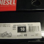 RARE MEN’S DIESEL TELCO SPORT SHOES US 10 M