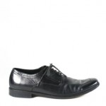 BOSS HUGO BOSS Men’s Black Leather Loafers Sz 10