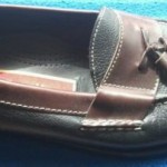 Cole Haan Black Brown Tassel Leather Casual Size 7.5D Dress Shoes Excellent Cd