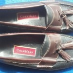 Cole Haan Black Brown Tassel Leather Casual Size 7.5D Dress Shoes Excellent Cd