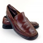 Cole Haan Nike Air Mens Slip On Loafers – Brown Leather – Size 11 M