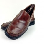 Cole Haan Nike Air Mens Slip On Loafers – Brown Leather – Size 11 M