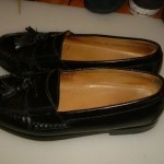 Cole Haan Mens Black Loafer W/Tassels Size 8 1/2D
