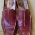 Cole Haan 11 mens brown leather slip on shoes loafers mules clogs