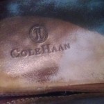 Cole Haan 11 mens brown leather slip on shoes loafers mules clogs