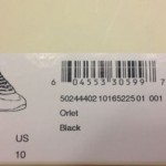 $150 NIB New Hugo Boss Orange Orlet Black Athletic Sneakers Men US 10 EU 43