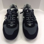 $150 NIB New Hugo Boss Orange Orlet Black Athletic Sneakers Men US 12 EU 45