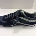 $150 NIB New Hugo Boss Orange Orlet Black Athletic Sneakers Men US 12 EU 45