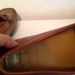 COLE HAAN Men’s Driving Moccasins BROWN LEATHER Size 9 1/2 M