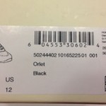 $150 NIB New Hugo Boss Orange Orlet Black Athletic Sneakers Men US 12 EU 45