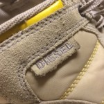 Diesel White And Yellow Leather Casual Fashion Shoes Men