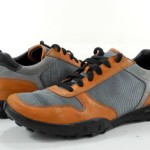 Cole Haan Nike Air 8 M Mens shoes orange gray leather fabric fashion sneakers