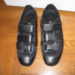 NWOB MEN’S HUGO BOSS BLK LEATHER SPORT SHOES US 10M