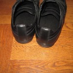 NWOB MEN’S HUGO BOSS BLK LEATHER SPORT SHOES US 10M