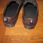 MEN’S HUGO BOSS BROWN LEATHER SLIP ON COMFORT SHOES US 10
