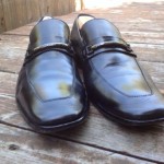 $199 Hugo Boss Mens Carl Bit Loafer Black Leather Dress Up Shoes Size 11.5 M