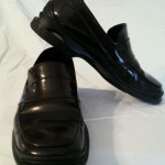 COLE HAAN NIKE AIR Men’s Sz 8  Brown LEATHER Loafer